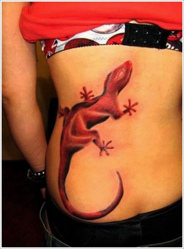 Desenhos e significados impressionantes do tatuagem do lagarto 16 