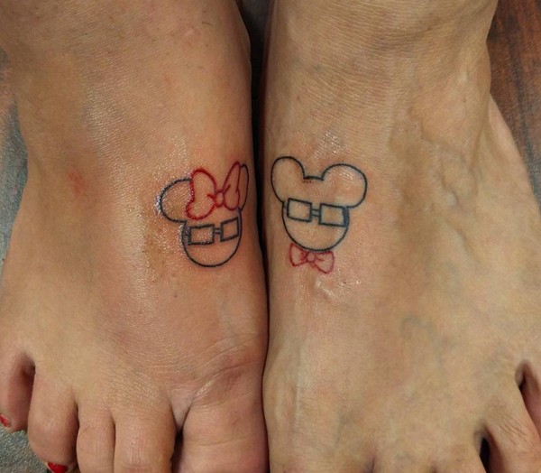 Desenhos de tatuagem de casal 49 