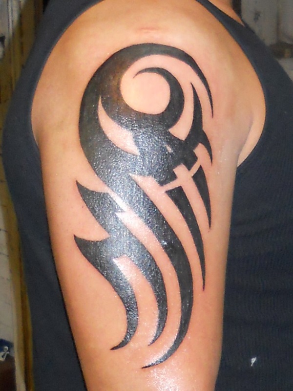 Idéias de tatuagem Tribal lindo braço 4 