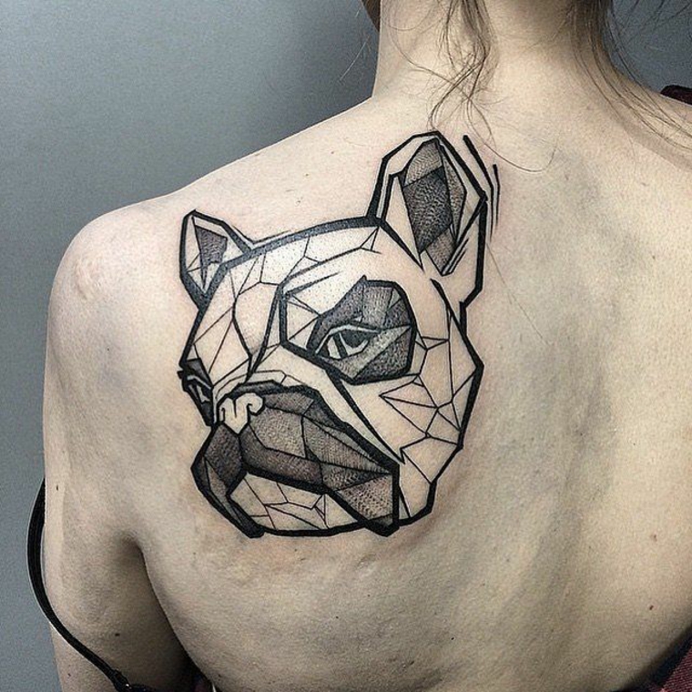 tatuagens animais geométricas bonitas 