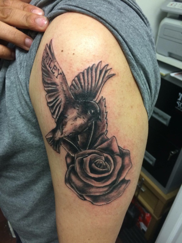 Desenhos de tatuagem de pássaros (89) 