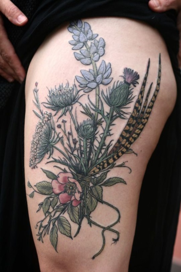 Desenhos de tatuagens florais que vão explodir sua mente0201 
