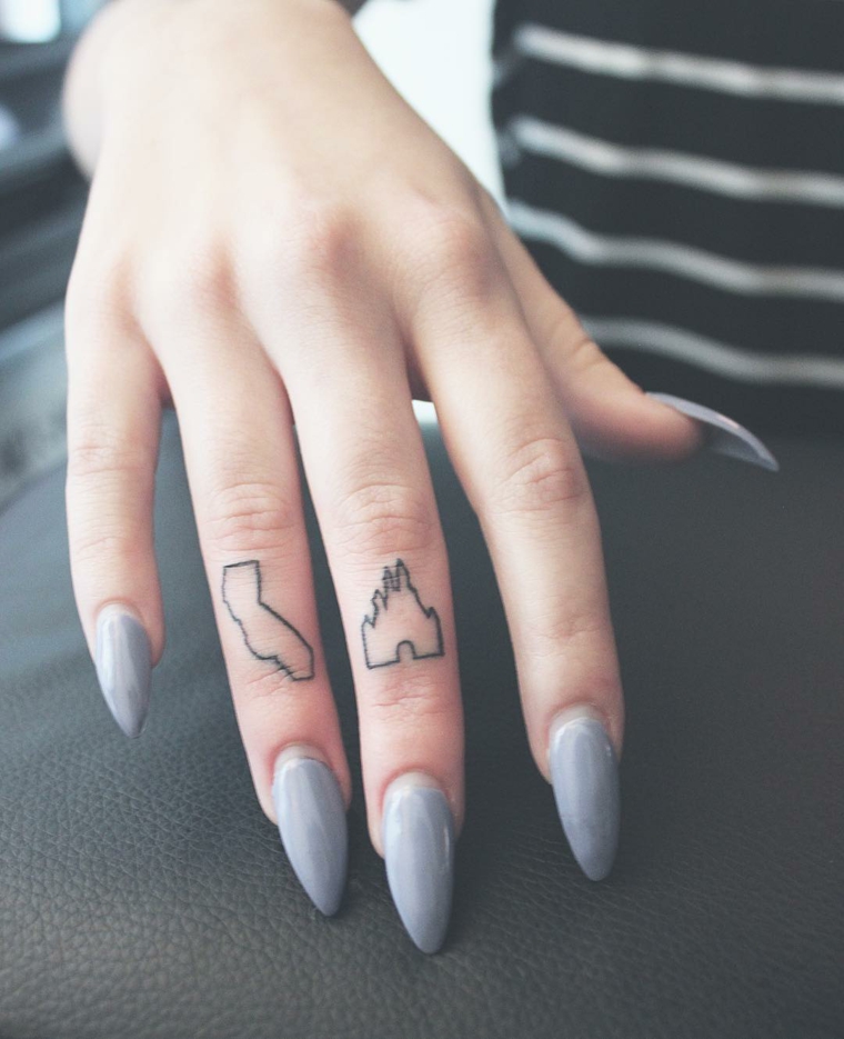 best-tatuagens-dedos-interessante-opções 