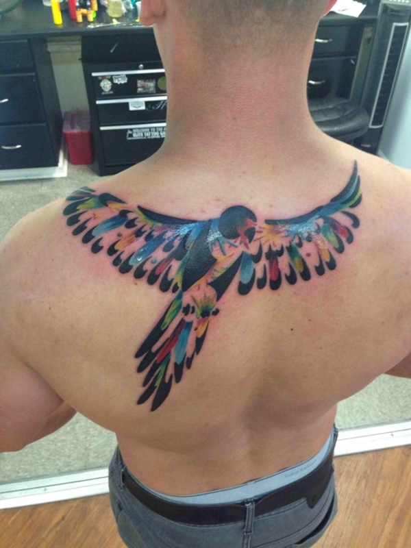 desenhos de tatuagem de pássaro (34) 