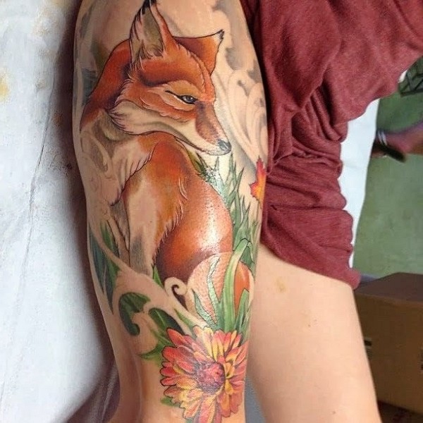 desenhos de raposa-tatuagem-27 