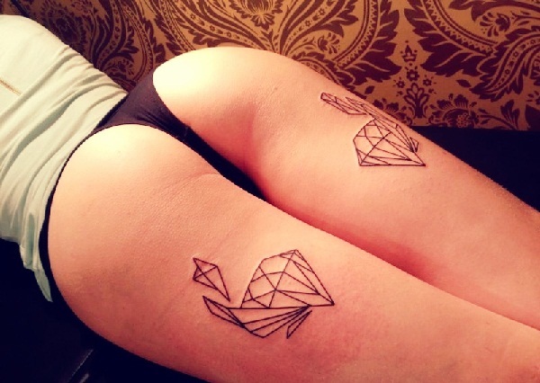 Belos desenhos de tatuagem de diamante 31 