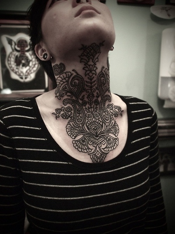 Desenhos de tatuagem de pescoço e idéias39 