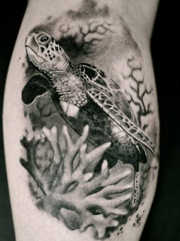 35 desenhos de tatuagem de tartaruga e idéias 23 