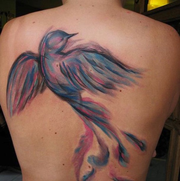 desenho de tatuagem de pássaro (23) 