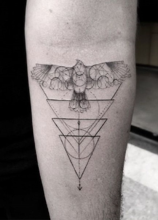 Tatuagens de glifo triangular 26 