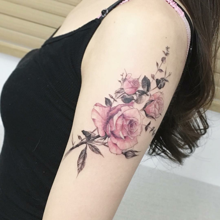 tatuagens para mulheres-rosas-designs 