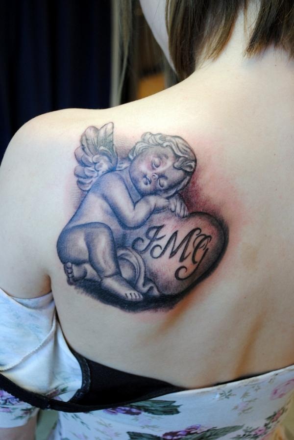 Desenhos de tatuagem de anjo e idéias50 