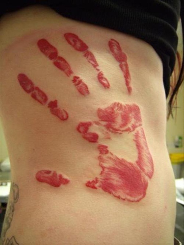 tatuagem de tinta vermelha (106) 