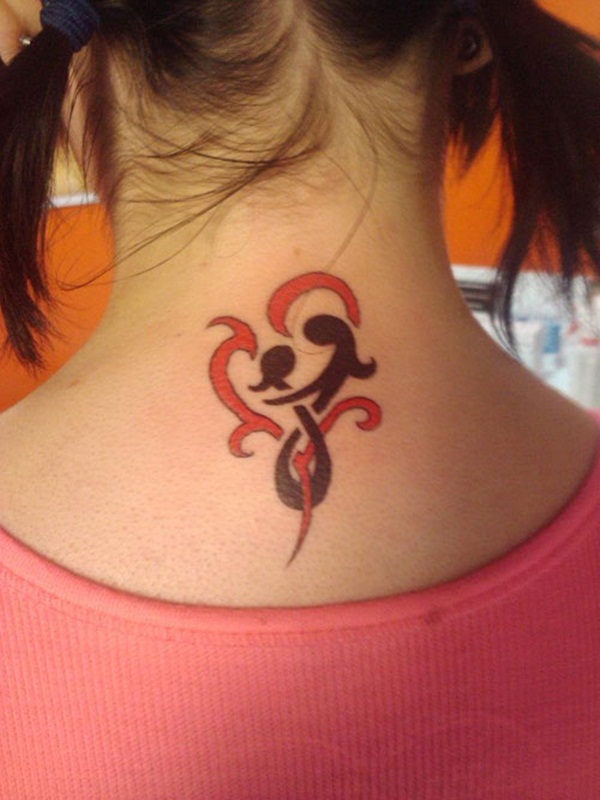 Desenhos de tatuagem de pescoço e idéias75 
