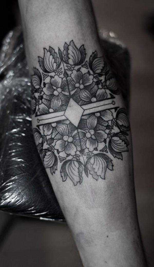 desenhos de tatuagem de flores (12) 