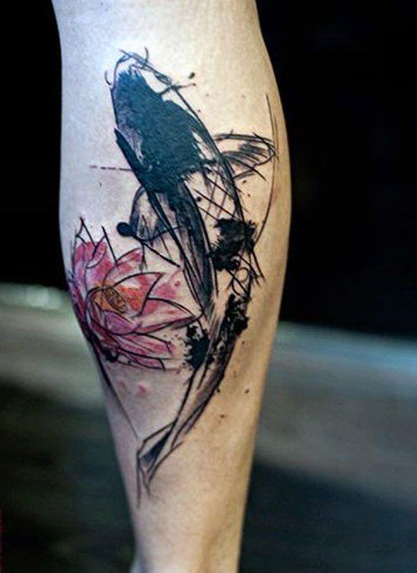 tatuagens de peixe-koi 
