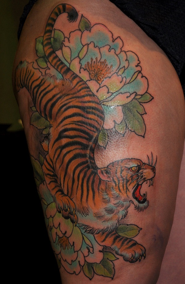 Desenhos de tatuagem de tigre para homens (14) 