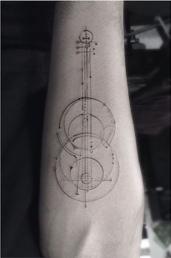 Desenhos de tatuagem de música 41 