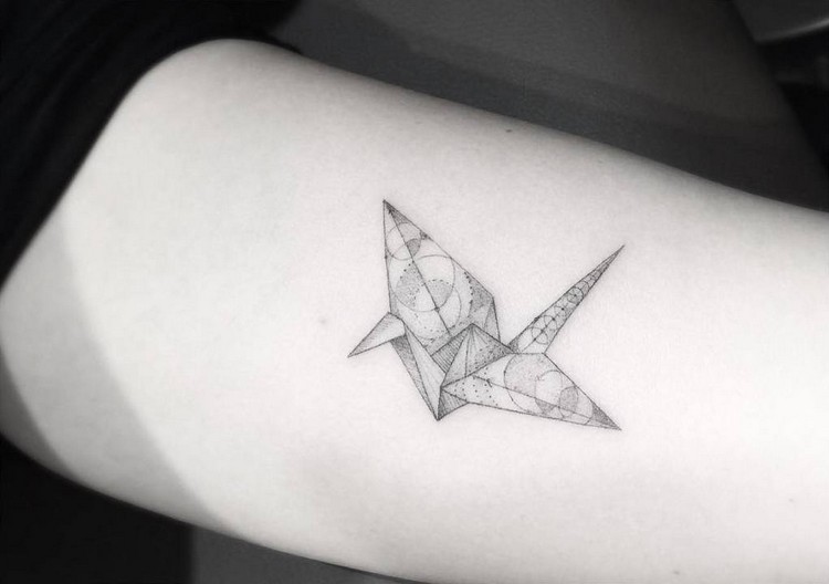 desenhos de tatuagens-geométrico-filigrana-dr-woo-origami 