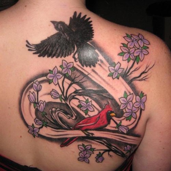 35 Cardinal Tattoo Designs e Ideias 21 