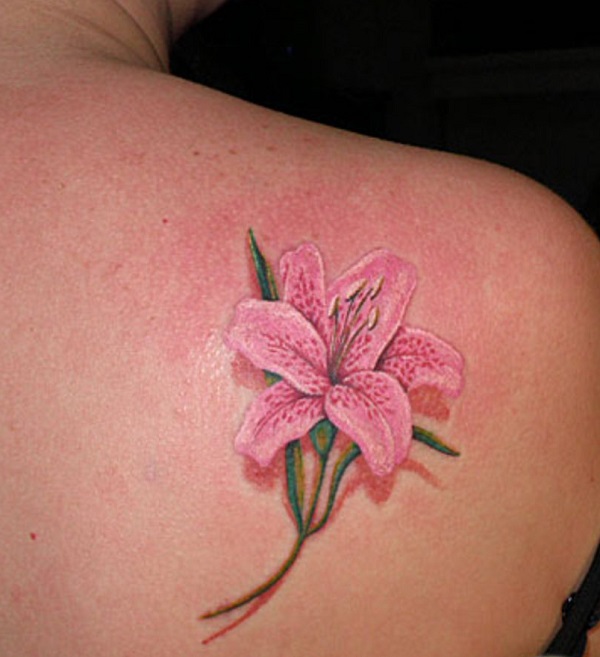 tatuagem de flores de lírio 11 
