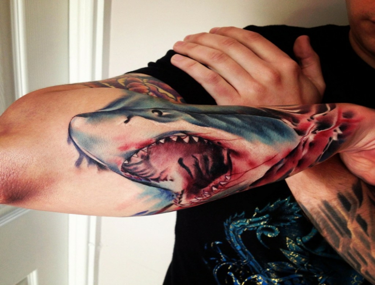 tatuagens-em-3D-tubarão-opções 