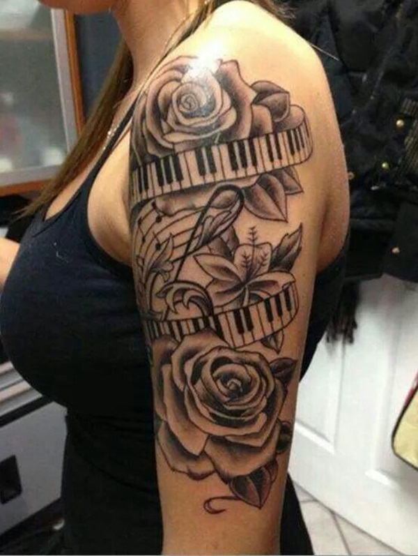 Desenhos de tatuagem de música 23 