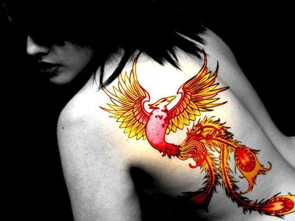 Desenhos de tatuagem de fênix43 