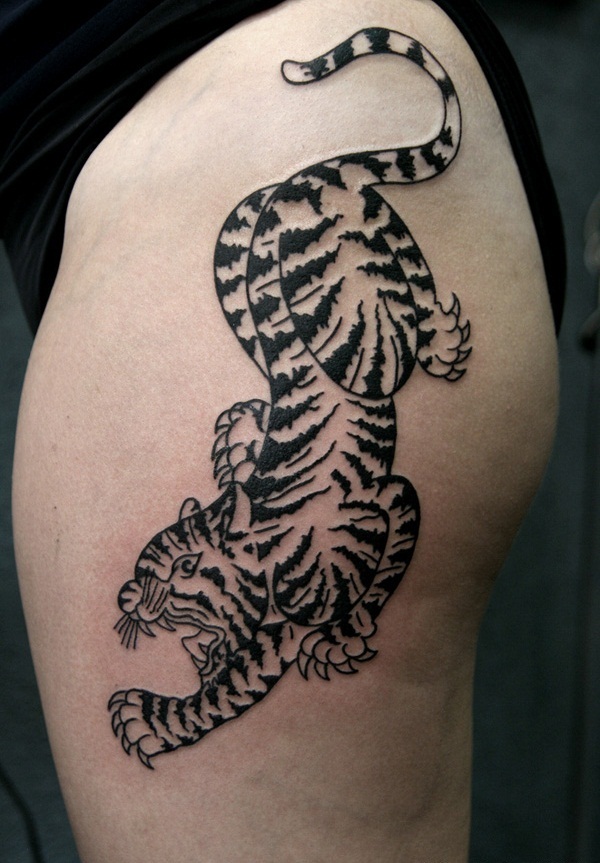 Desenhos de tatuagem de tigre para homens (13) 