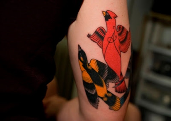 35 Cardinal Tattoo Designs e Ideias 23 