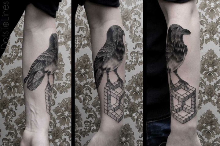 tatuagens originais idéias formas naturais 