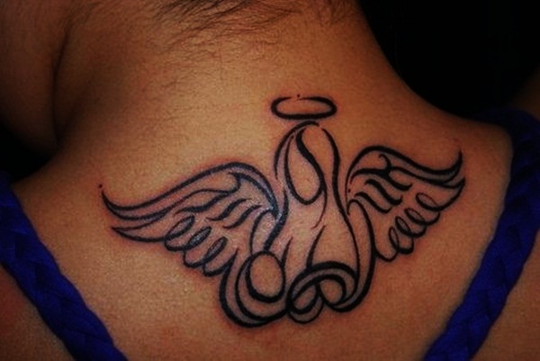 Desenhos de tatuagem de anjo e ideas5 