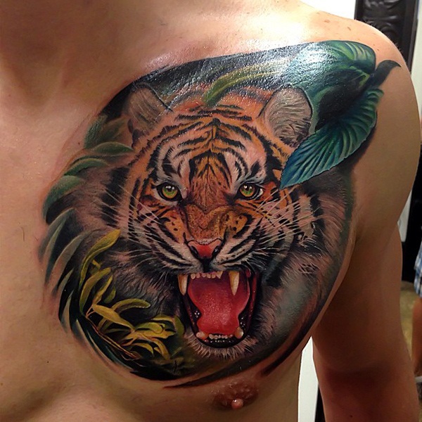 Desenhos de tatuagem de tigre para homens (18) 