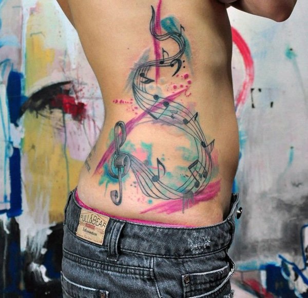35 Melodious Music Notation Tattoos 18 