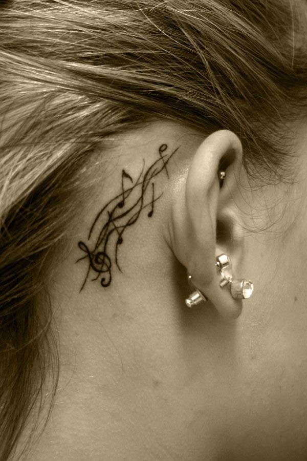 35 Melodious Music Notation Tattoos 17 