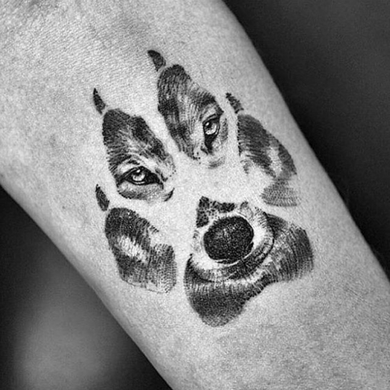 lobo tatuagem-original-braço 