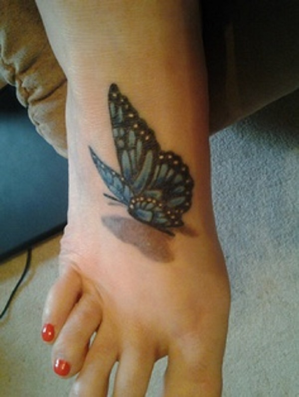 Tatuagem de borboleta 3D 42 