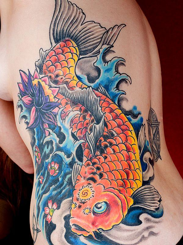 Significado de tatuagens de Carpas (peixe Koi), BlendUp Tattoos