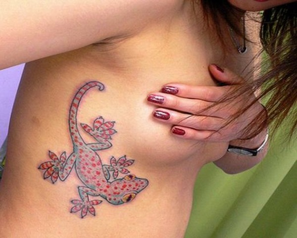Desenhos e significados impressionantes do tatuagem do lagarto 32 