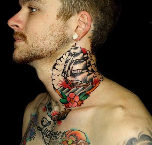 Desenhos de tatuagem de pescoço e idéias49 
