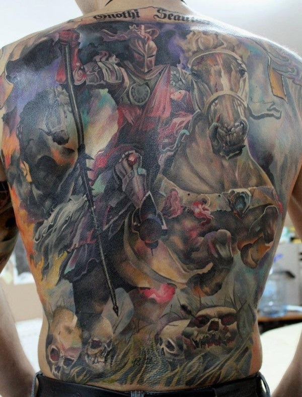 Idéias e Significados do Tattoo do Cavaleiro 32 