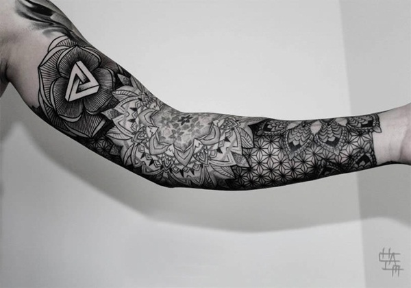 Desenhos de tatuagem geométrica e idéias58 