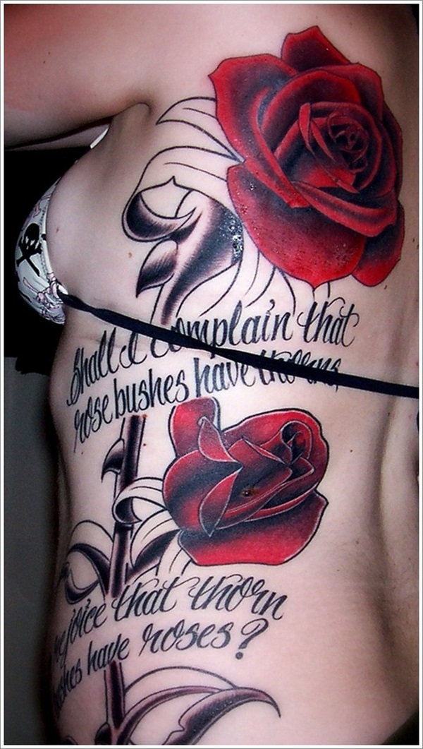 Tatuagens De Rosa Para Meninas 