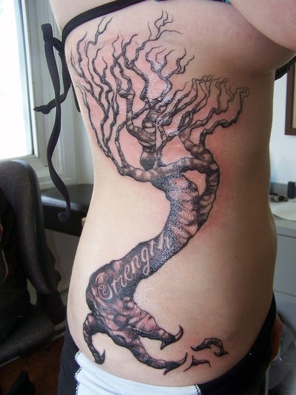 Desenhos de tatuagem de árvore34 