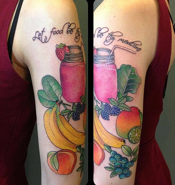 desenhos de tatuagem de fruta (20) 