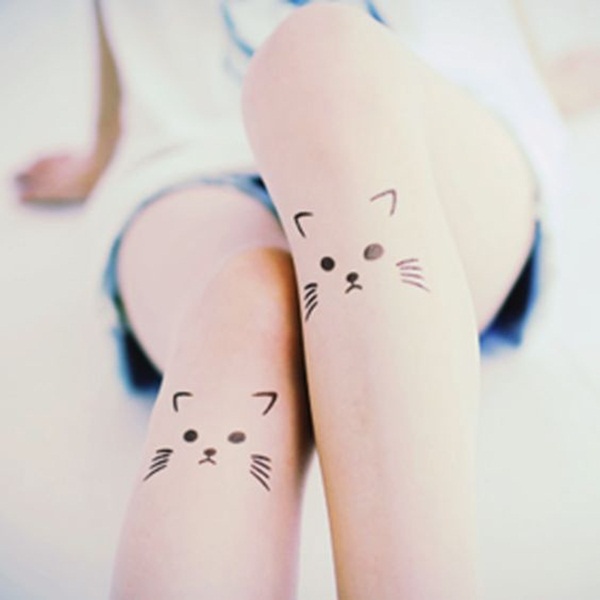 desenhos de tatuagem de gato para girls2 