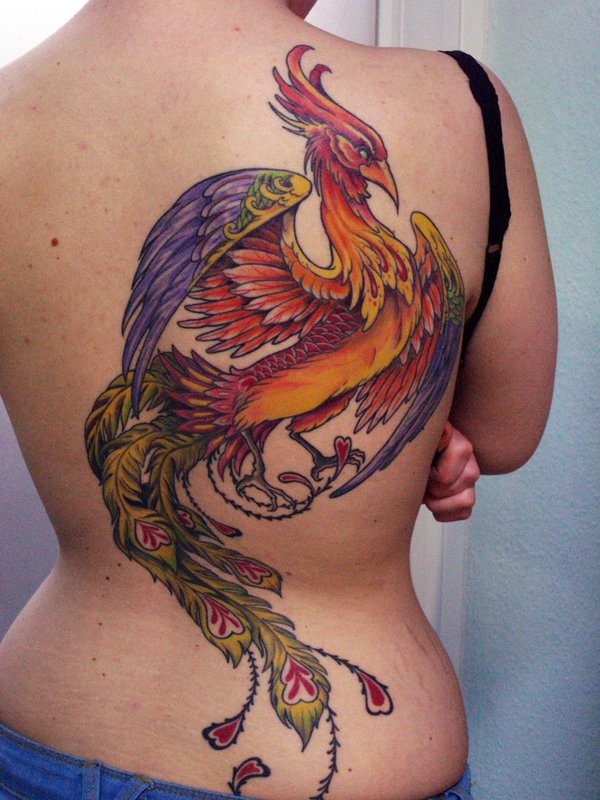 35 idéias de tatuagem de Phoenix e seus significados simbólicos 8 