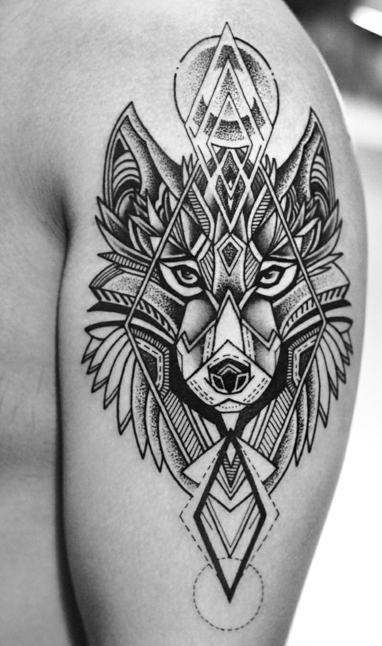 tatuagens-para-homens-design-lobo-opções 