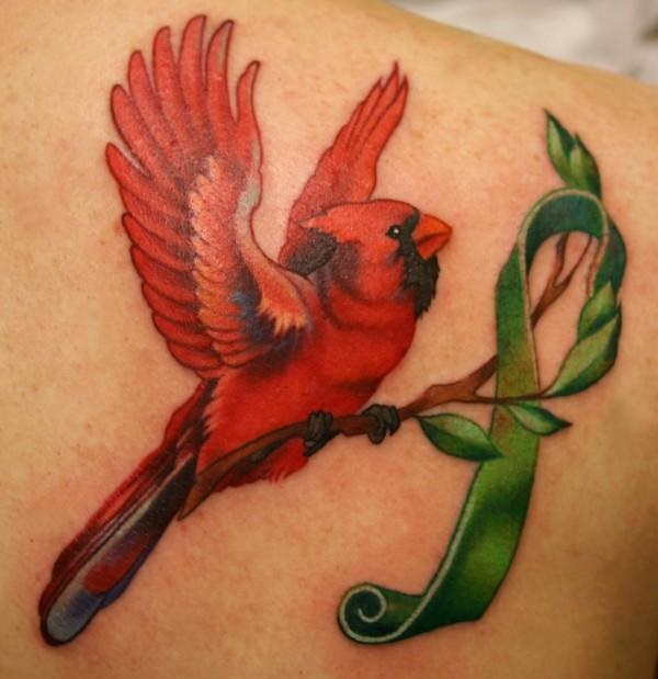 35 Cardinal Tattoo Designs e Idéias 4 