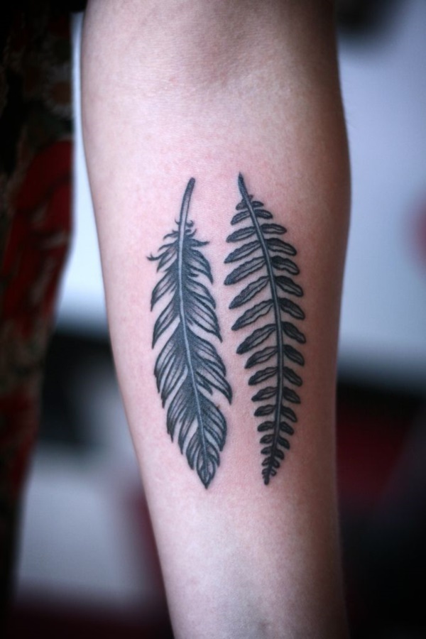 folhas de tatuagem design0181 